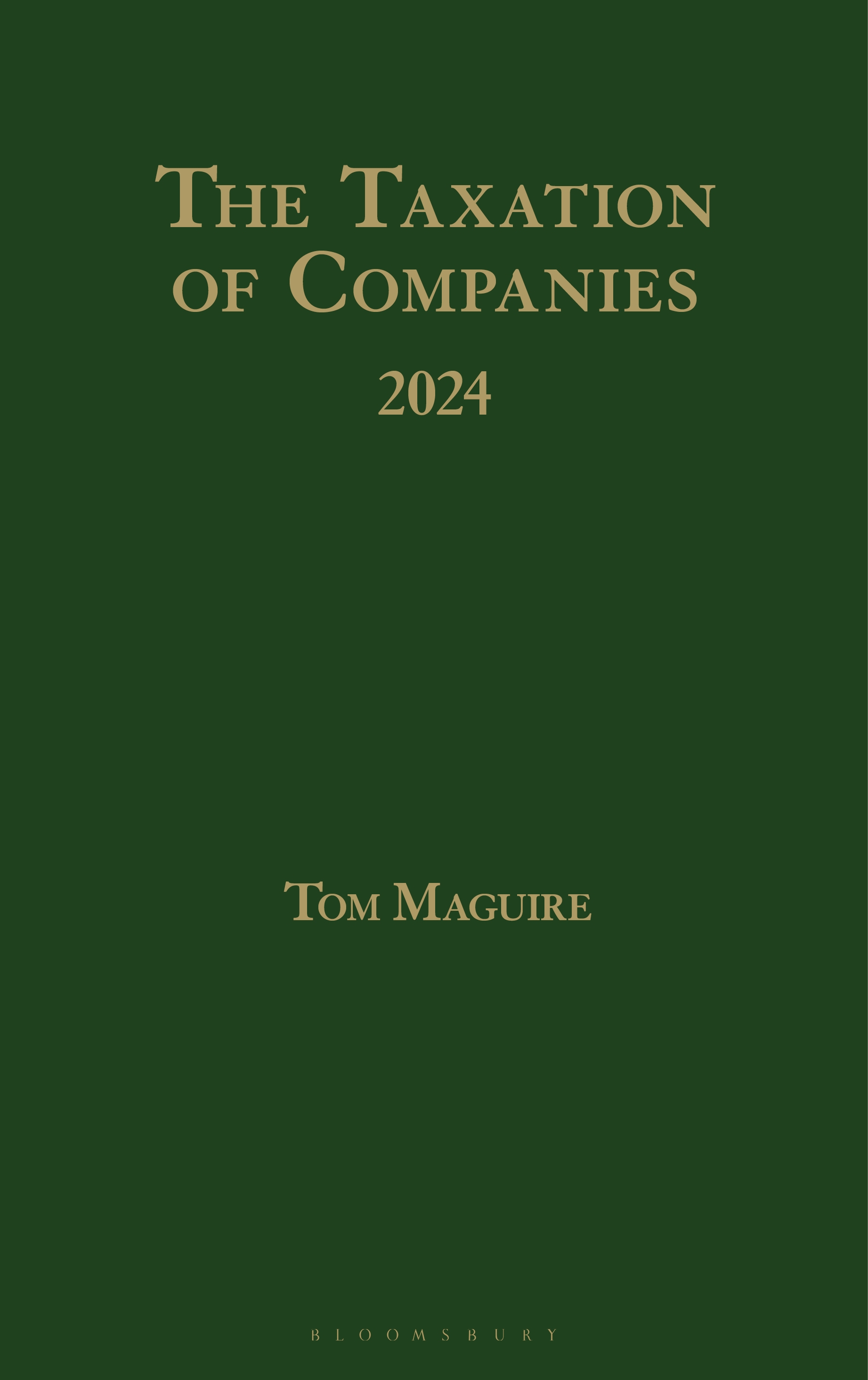 Taxation of Companies 2024 book jacket