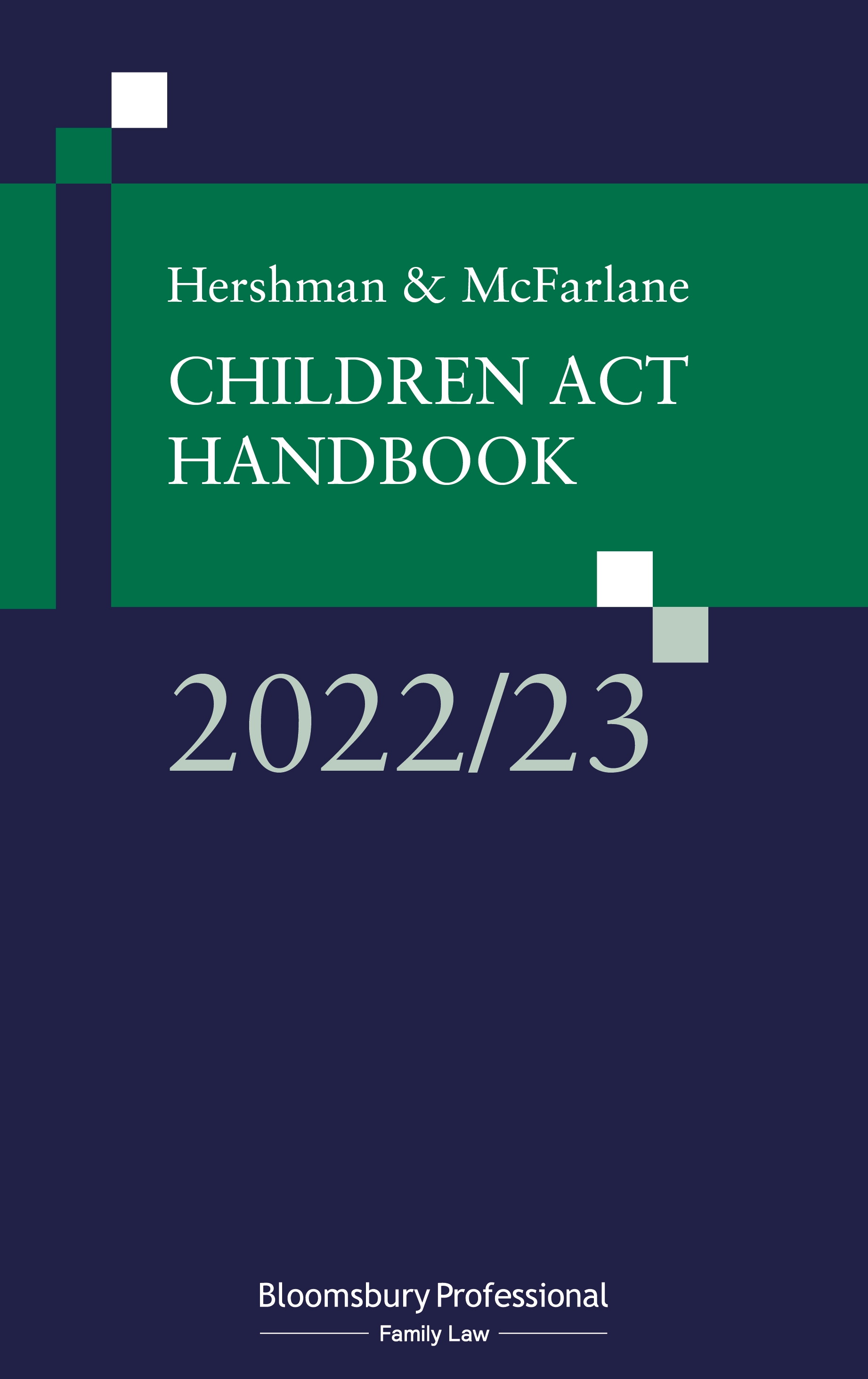 Hershman and McFarlane: Children Act Handbook 2022/23 book jacket