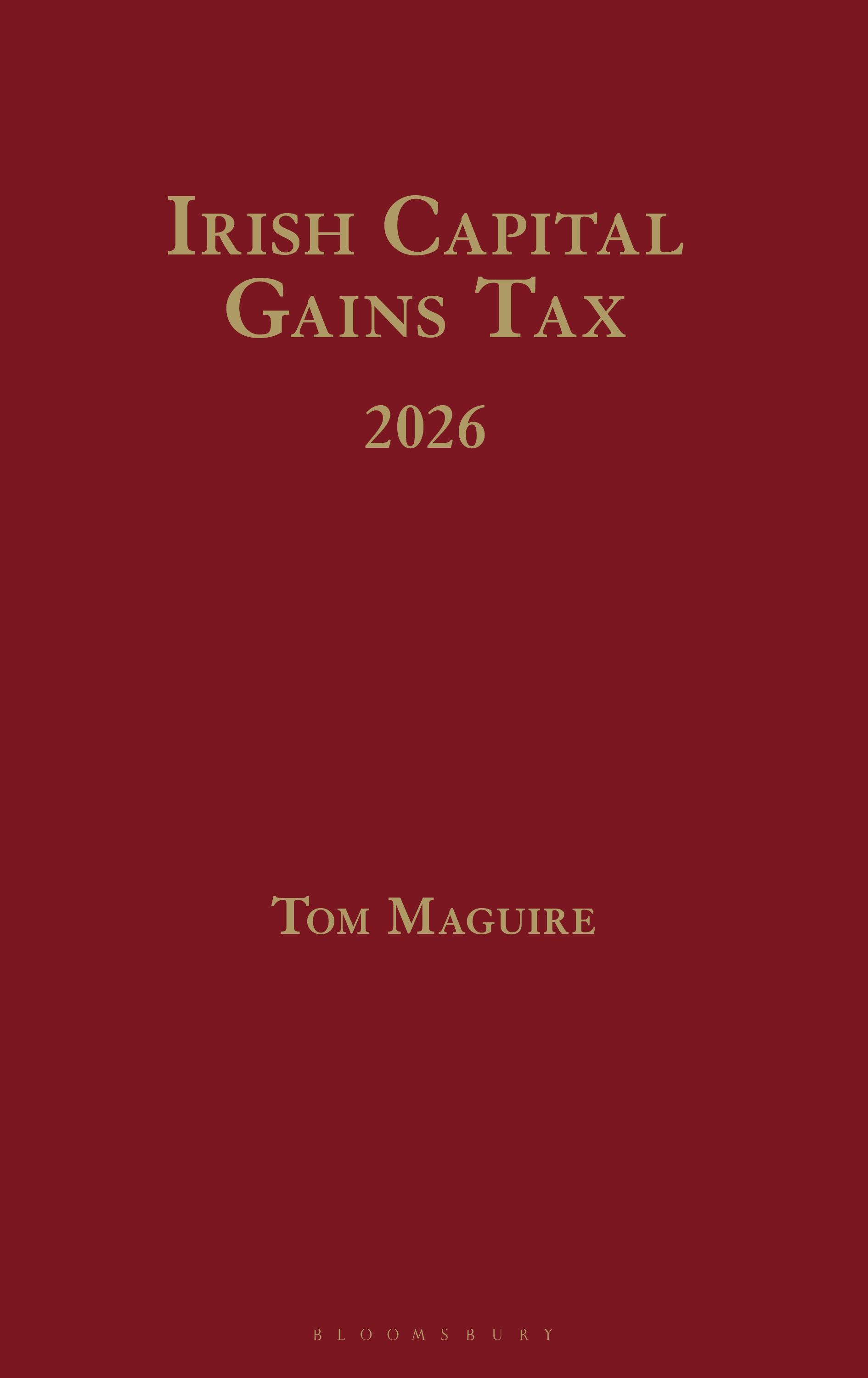 Irish Capital Gains Tax 2026 book jacket