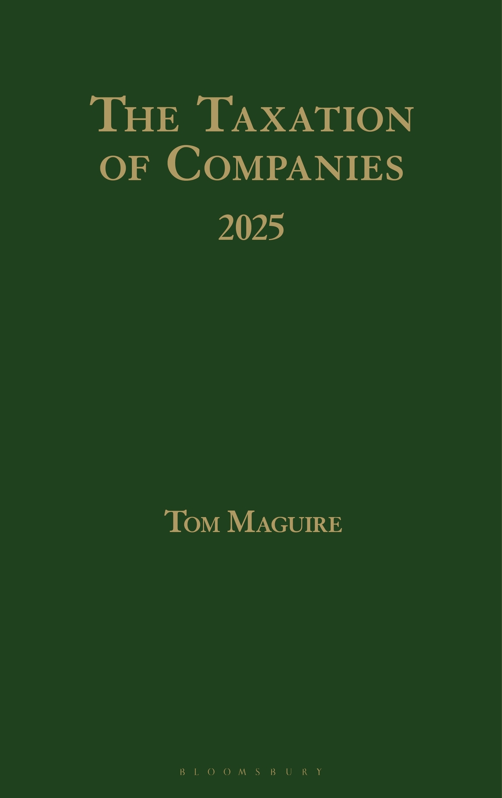 Taxation of Companies 2025 book jacket