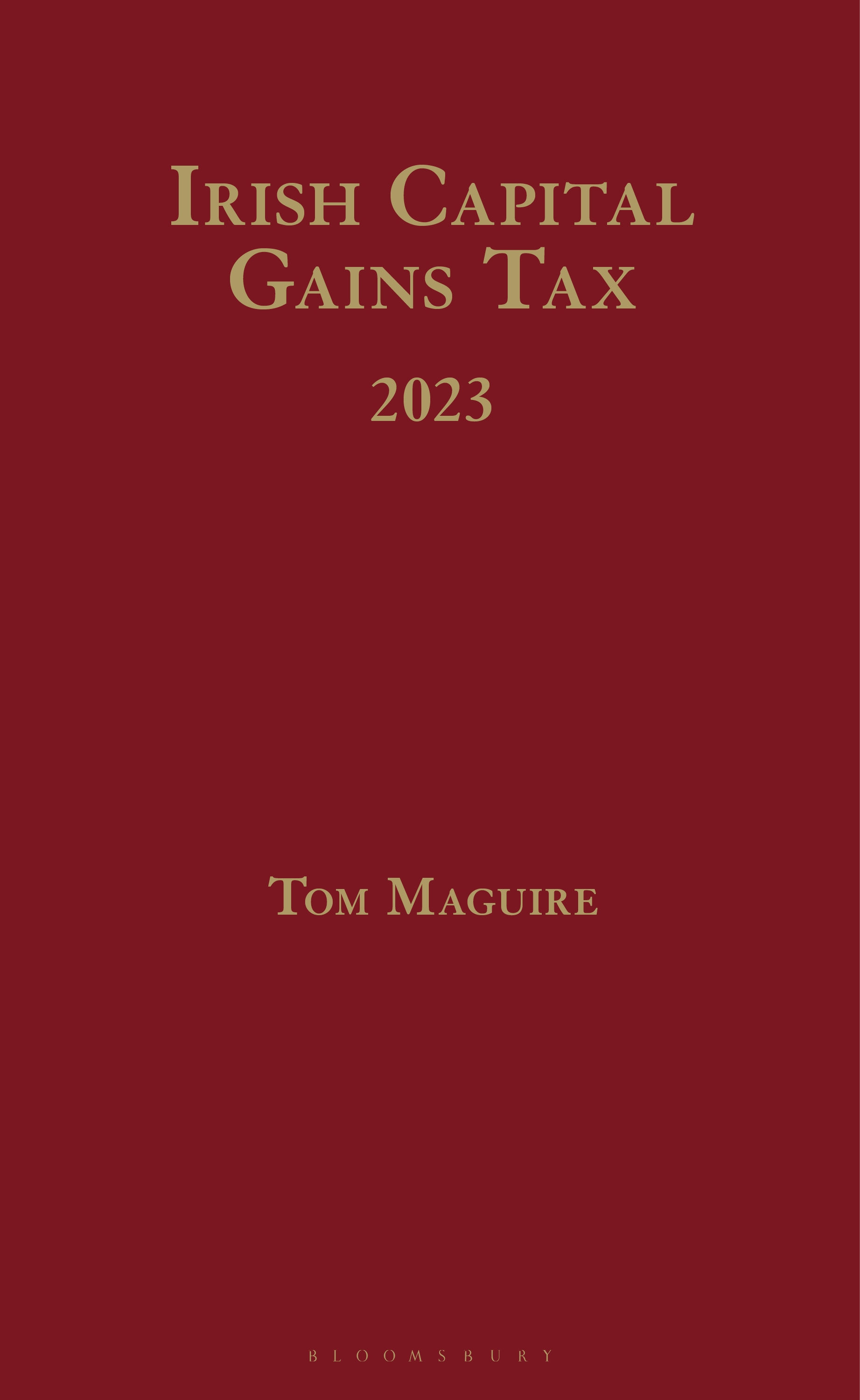 Irish Capital Gains Tax 2023 book jacket