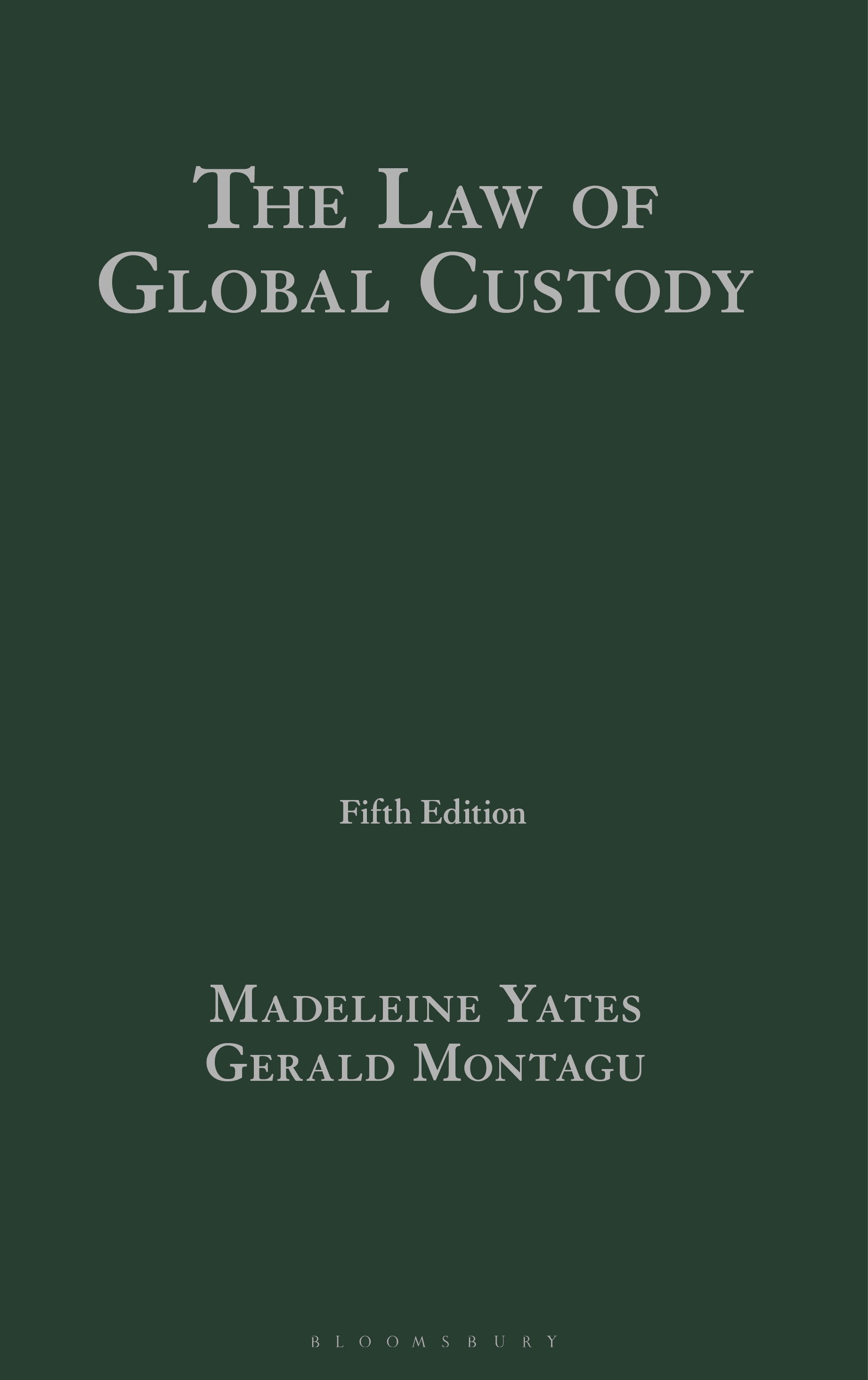 Law of Global Custody book jacket