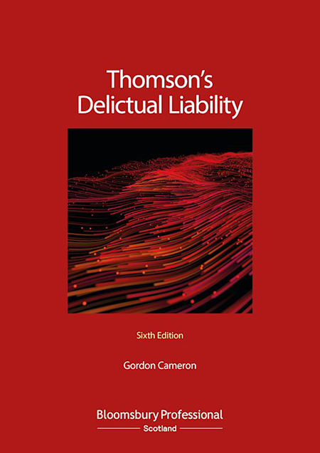 Thomson's Delictual Liability book jacket