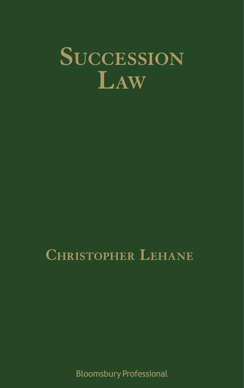 Succession Law book jacket