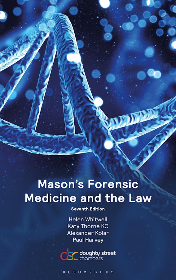 Mason’s Forensic Medicine and the Law book jacket