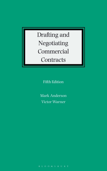 Drafting and Negotiating Commercial Contracts book jacket